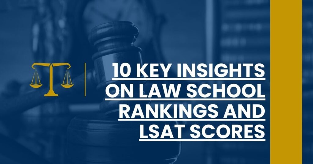 10 Key Insights on Law School Rankings and LSAT Scores Feature Image
