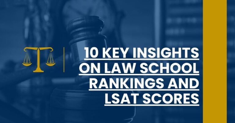 10 Key Insights on Law School Rankings and LSAT Scores Feature Image