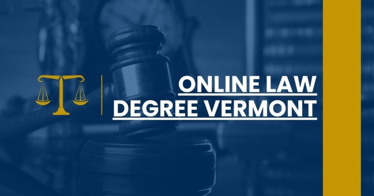 Online Law Degree Vermont Feature Image